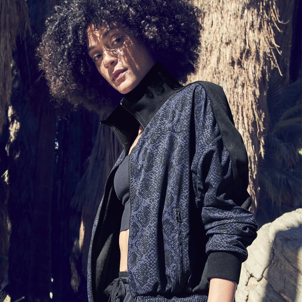 Athleta Brooklyn Track Bomber in Python